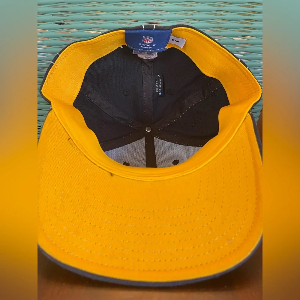 NWOT NFL Reebok On Field Steelers Breast Cancer Awareness Fitted Hat S/M - Picture 7 of 8